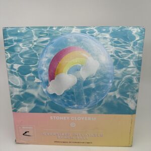 NEW Stoney Clover Lane 24" Inflatable Beach Ball Pool Toy Target Bag Handbag